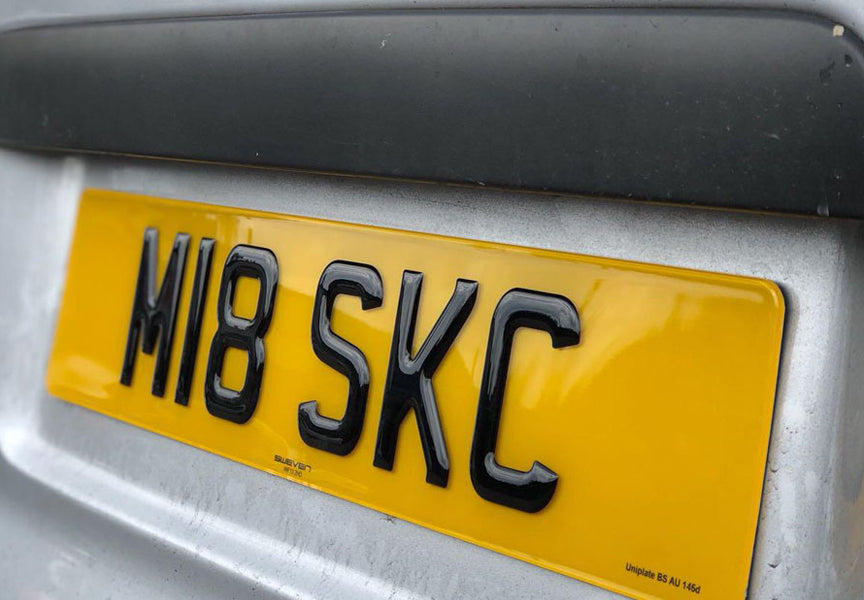 3D Gel Number Plates