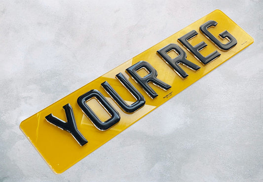 Krystal 3XD Number Plates