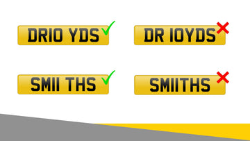 What is the legality regarding Number Plates in the UK?