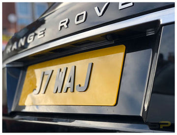 Oversized Rear Number Plate